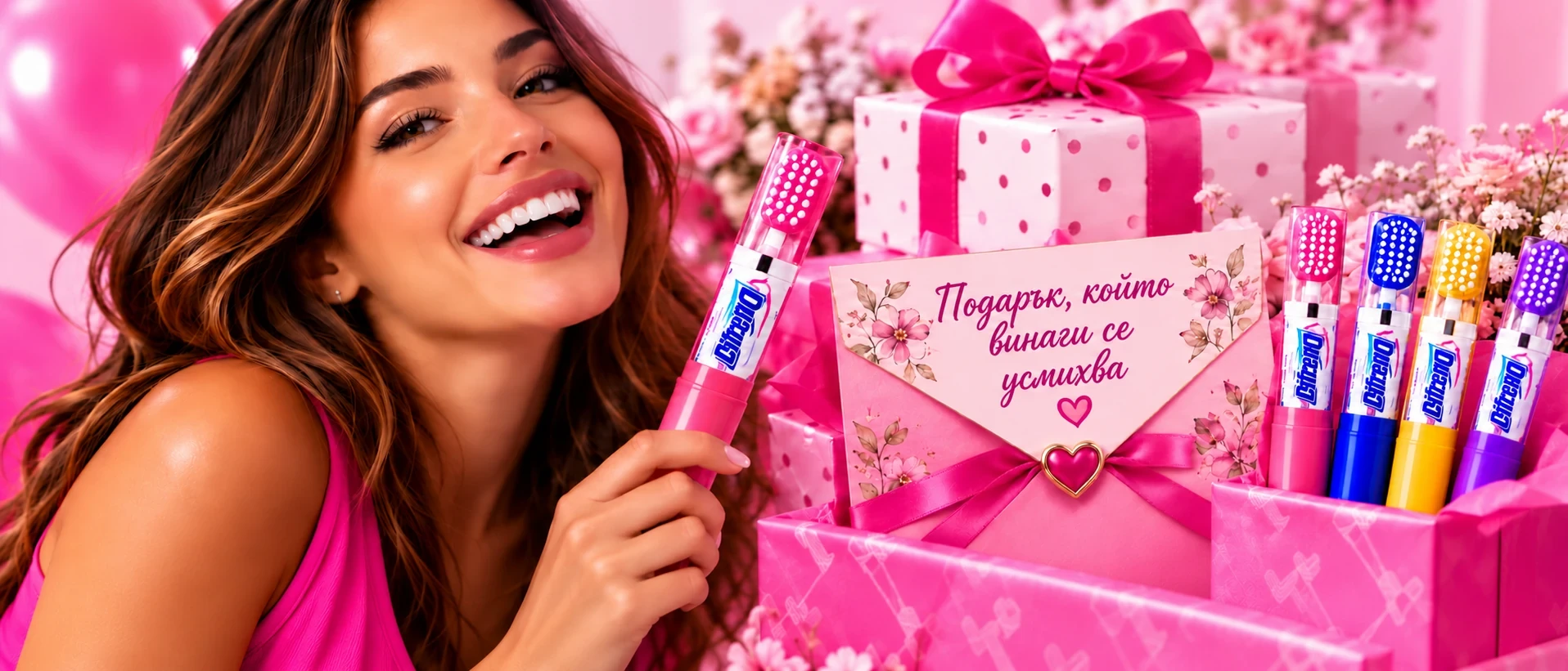 Подарък DIFRESH с цветни комплекти за устна хигиена