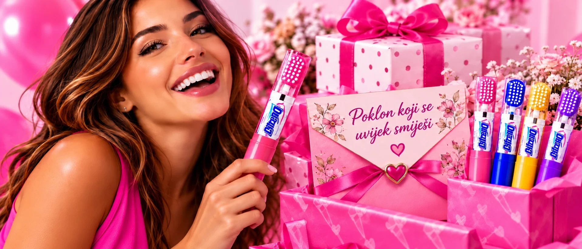 DIFRESH poklon sa šarenim putnim setovima za zube